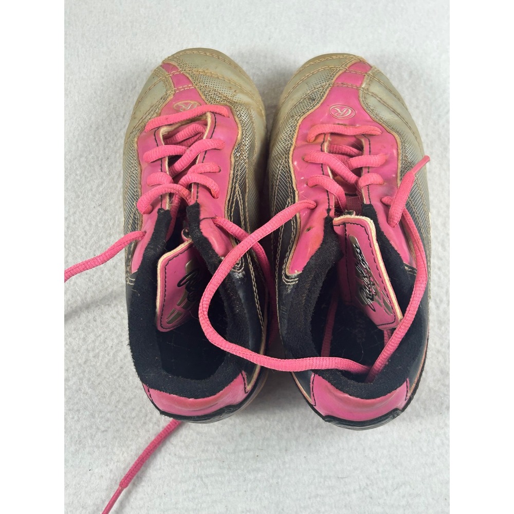 Rawlings Vigo Softball Cleats Kids Size 13 Pink Silver Athletic